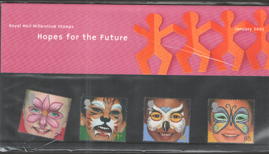 (image for) 2001 Hopes For The Future Royal Mail Presentation Pack 319